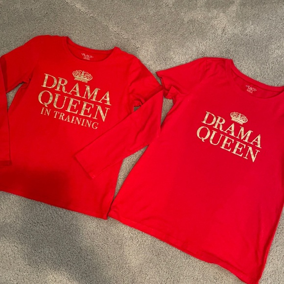 Mommy and me matching Red Shirts-Drama Queen - Picture 2 of 9